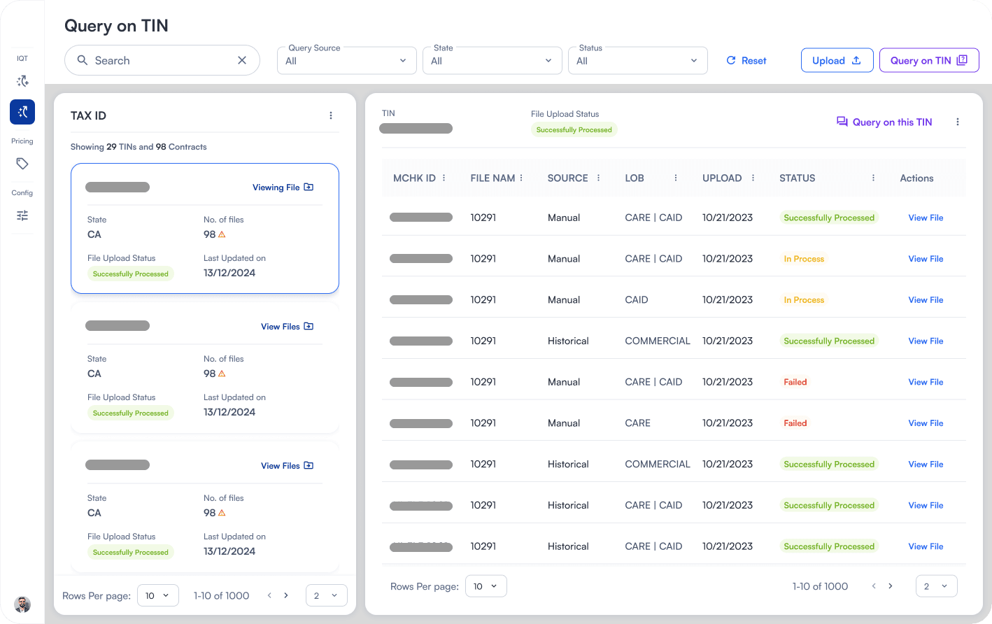 MCheck ContractsAI Dashboard